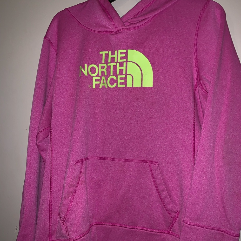 Woman’s pink and green Hoodie
